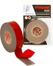 Строительный скотч Vintanet Лента 3535 - двусторонняя клейкая лента толщиной 1,6 мм на основе эластичного вспененного акрила. Лента предназначена для соединения разнообразных 4687203509248