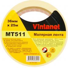 Строительный скотч Vintanet Лента малярная 80°С 36мм х 25м