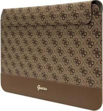 Сумка/портфель Guess Чехол Sleeve 4G Bottom stripe Metal logo, коричневый (GUCS14PS4SGW)