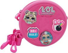 Сумка/портфель L.O.L Surprise Сумка с джиббитсами круглая, розовая