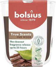 Свеча/подсвечник Bolsius Аромасвеча true scents Удовое дерево 8 см,7,3 см