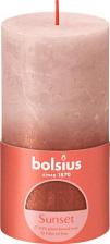 Свеча/подсвечник Bolsius Ароматы для дома Свеча рустик Sunset розовый+янтарь 415