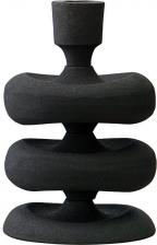 Свеча/подсвечник Bergenson Bjorn Подсвечник Vivlend, 17 см, черный