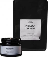 Свеча/подсвечник Dad's material Свеча массажная "Amber & Pepper, Patchouli", 50 мл