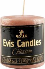 Свеча/подсвечник Evis Свеча Цилиндр крем-брюле 6 см