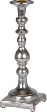 Свеча/подсвечник Glasar Подсвечник 10x10x30см 76372-SILV