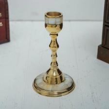 Свеча/подсвечник Сима-Ленд Подсвечник с перламутром "Воображение" на 1 свечу, латунь 7.5х7.5х13.5 см