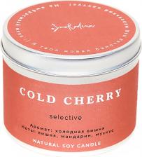 Свеча/подсвечник Smorodina Ароматическая свеча "Холодная вишня" большая
