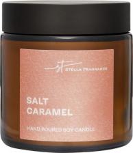 Свеча/подсвечник Stella Fragrance Свеча ароматическая декоративная с фитилем с ароматом SALT CARAMEL, Соленая карамель, 90 гр