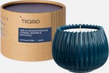 Свеча/подсвечник Tkano Свеча ароматическая Cypress Jasmine & Patchouli Edge синий 30 ч TK23-ARO0009