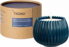 Свеча/подсвечник Tkano Свеча ароматическая Lemon, Mandarin & Neroli из коллекции Edge, синий, 30 ч
