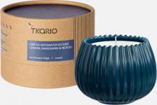 Свеча/подсвечник Tkano Свеча ароматическая Lemon, Mandarin & Neroli из коллекции Edge, синий, 30 ч