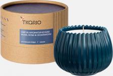 Свеча/подсвечник Tkano Свеча ароматическая Musk, Rose & Cedarwood из коллекции Edge синий 30 ч TK23-ARO0008