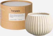 Свеча/подсвечник Tkano Свеча ароматическая Sandalwood, Bergamot & Citrus из коллекции Edge, бежевый, 30 ч