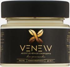 Свеча/подсвечник Venew Свеча ароматическая с деревянным фитилем Абсент из чёрной смородины 100