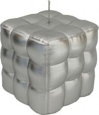 Свеча/подсвечник Волшебная Страна Свеча Плюшевый пуф, лак, серебряный