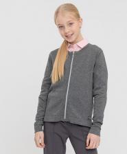 Свитер для девочки Button Blue Кардиган детский 222BBGS35010100 цв. серый р. 152