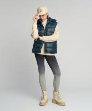 Свитер для девочки Button Blue Жилет с принтом в клетку (134)