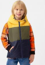 Свитер для мальчика Button Blue Жилет детский 123BBBMC47010000, цвет мультицвет, размер 128