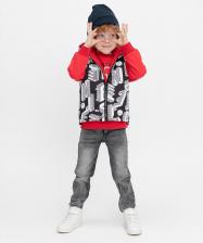 Свитер для мальчика Button Blue Жилет детский 123BBBMC47020013 мультицвет, 98