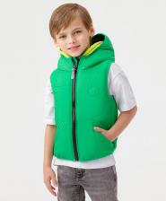 Свитер для мальчика Button Blue Жилет детский 123BBBMC47034800, цвет зеленый, размер 116