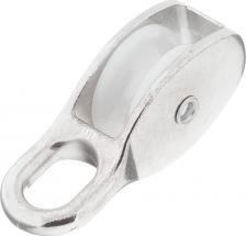 Такелаж BeFast Одинарный стальной блок с нейлоновым роликом 30 мм, 2 шт. BO3002S применяется для создания подъемных систем при погрузочно-разгрузочных работах