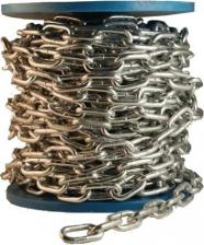 Такелаж Метизный двор Сварная короткозвенная цепь 8 мм DIN 766, 10 м. 4690441031426