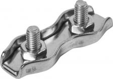 Такелаж Невский крепеж Зажим для троса Duplex 2 мм нерж. сталь