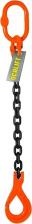 Такелаж OCALIFT Цепной строп 1СЦ 1,5т 3,5м с самозакрывающимся крюком одноветвевой цепь глазированная 7x21 T8 G80 1sc1500t35sf