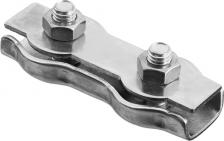 Такелаж Зубр Двойной зажим троса 4-304445-03