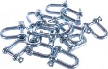 Такелаж Зубр Оцинкованная, такелажная скоба 4-304515-10