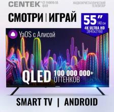 LCD телевизор Centek CT-TV0010-55 [55", 3840 x 2160, 4K Ultra HD, 3840х2160, QLED]