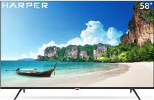 LCD телевизор Harper 58U770TS [58", 3840 x 2160, IPS, 4K Ultra HD, 3840х2160, LED, Android TV]