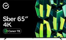 LCD телевизор Sber SDX-65U4121 [65", 3840 x 2160, 4K Ultra HD, 3840х2160, Dual LED, Салют ТВ]
