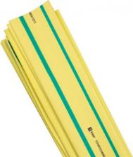 Термоусаживаемая трубка EKF Термоусаживаемая трубка PROxima ТУТ 30/15 желто-зеленая, в отрезках по 1м tut-30-yg-1m