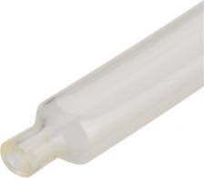 Термоусаживаемая трубка КВТ Термоусадочные прозрачные клеевые трубки 3:1 без подавления горения ТТК-12/4