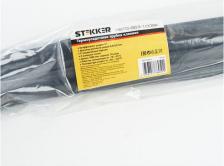 Термоусаживаемая трубка Stekker Термоусадочная трубка клеевая HSTG-953-100BK, длина 100 см, коэф. усадки 3:1