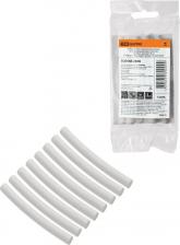 Термоусаживаемая трубка TDM Electric Набор трубок термоусаживаемых, не поддерживающих горение, клеевых, длиной 10 см ТТкНГ Моноцвет, белый 7,9/2,65, цена за 1 упак