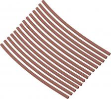 Термоусаживаемая трубка TDM Electric Набор трубок термоусаживаемых, не поддерживающих горение, клеевых, длиной 10 см ТТкНГ Моноцвет, коричневый 1,5/0,6, цена за 1 упак