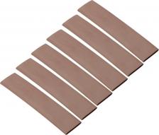 Термоусаживаемая трубка TDM Electric Набор трубок термоусаживаемых, не поддерживающих горение, клеевых, длиной 10 см ТТкНГ Моноцвет, коричневый 12,7/4,3, цена за 1 упак