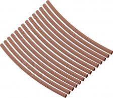 Термоусаживаемая трубка TDM Electric Набор трубок термоусаживаемых, не поддерживающих горение, клеевых, длиной 10 см ТТкНГ Моноцвет, коричневый 2,4/0,8, цена за 1 упак