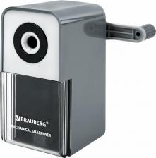 Точилка для карандашей Brauberg Невероятно удобная и стильная точилка CLASSIC для чернографитных и цветных карандашей.Корпус точилки выполнен из пластика. Вращающийся роликовый нож