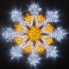 Товар для праздника Ardecoled Светодиодная фигура Снежинка ARD-Snowflake-M12-900x900-720Led White/Warm 034262