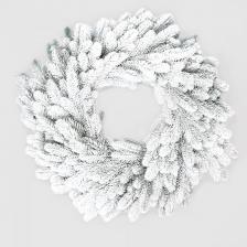 Товар для праздника Царь-Елка Венок Афина флокированный 50 см