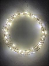 Товар для праздника Эра ENIN -5NW ENIN -5NW Гирлянда LED Нить 5 м теплый свет, АА, цена за 1 шт