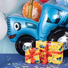 Товар для праздника Falali Шар (42'/107 см) Фигура, Синий трактор, 1 шт. в уп