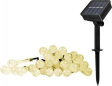 Товар для праздника ФАZA Светильник светодиодный SLR-G08-30W садовый; гирлянда капли теплый бел. солнечная батарея 5040960