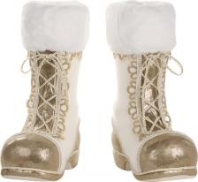 Товар для праздника GoodWill Декор сапоги Санты золотистые 38 см