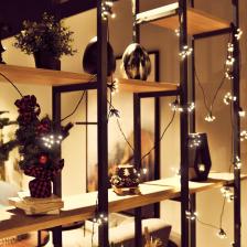 Товар для праздника Lotti Гирлянда электрическая bunch 320 leds теплый белый 4+16 м со стартовым шнуром