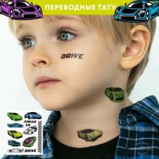 Товар для праздника Miami Tattoos Переводные тату детские Speed Road (New)